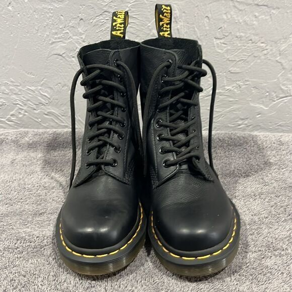 🔥 “DOC” Dr. Martens 1460 VIRGINIA PASCAL LEATHER BOOTS - Women Sz 6L - PERFECT - Picture 2 of 11